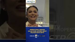 Krisdayanti Legowo Kalah Hasil Hitung Cepat Pilkada Kota Batu shorts [upl. by Margi]