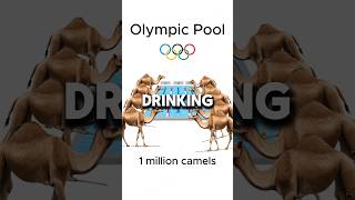 Can 1 Million Camels 🐪 Really Drink an Entire Olympic Pool 🏊‍♂️💦 [upl. by Mansur]