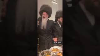 Sadigurer Rebbe amp Rav Malkiel Kotler at a wedding in Lakewood [upl. by Anyl]