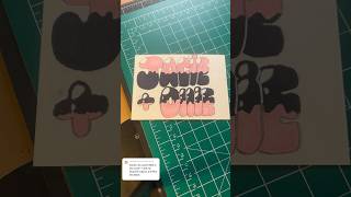 JACIE  OLLIE bubbleletters markers satisfying relaxing lettering trending viralvideo shorts [upl. by Ahseiyn]