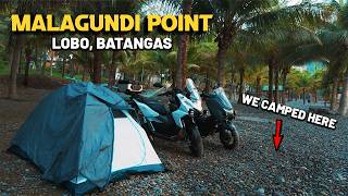 MOTOCAMPING AT MALAGUNDI POINT  Lobo Batangas  ADV160  APORTS [upl. by Cuthbertson]