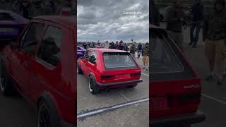 VW Golf GTI mk1  EXhaust Sound Pops and Bangs [upl. by Oram]