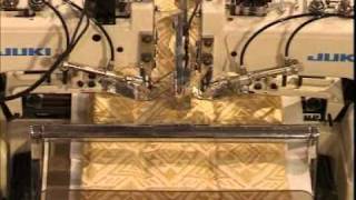 Mattress Border Quilting Machine [upl. by Llennoc]