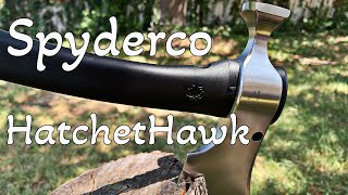 Spyderco DISCONTINUED Genzow HatchetHawk unboxing [upl. by Certie48]