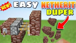 119 SIMPLE Ancient Netherite Duplication In Minecraft  Stack In 13 Seconds [upl. by Rodablas]