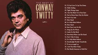 Top 100 Conway Twitty songs Playlist  Conway Twitty Best Songs [upl. by Gnouv]