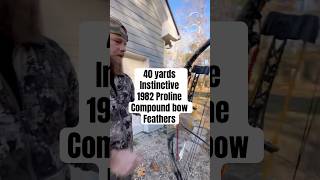 40 yard instinctive archery Compound bow [upl. by Schaefer]