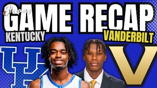 Kentucky vs Vanderbilt Game Recap [upl. by Tereve]