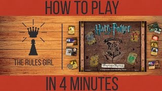 How to Play Harry Potter Hogwarts Battle in 4 Minutes  The Rules Girl [upl. by Hepsoj]