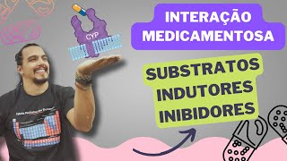 Interação medicamentosas Fármacos substratos indutores e inibidores Metabolismo [upl. by Israeli889]