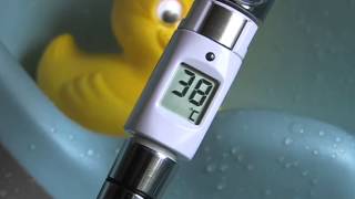 reer Bade und Duschthermometer ArtNr 70613  Immer die richtige Wassertemperatur [upl. by Dorreg]