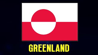 Flag of Greenland [upl. by Yelehsa]