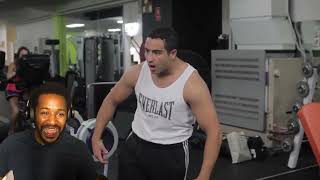 AMERICAN REACTS TO SUPERWOG  GOING TO THE GYM [upl. by Alaaj348]