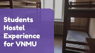 Medical Students Hostel Experience for VNMU  Indian Students in Ukraine  Hostel in Ukraine [upl. by Swarts]