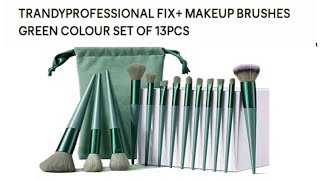 Makeup Brushes 13pices  Online Meesho  Treandy Professional Brush FHD1080P 10282024 video53 [upl. by Bea965]