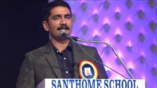 Santhome School Sangli  Speech of Shri Vishvas Nangare Patil the Chief Guest [upl. by Ggerg]