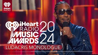 Ludacris Opening Monologue At The 2024 iHeartRadio Music Awards [upl. by Aklog]