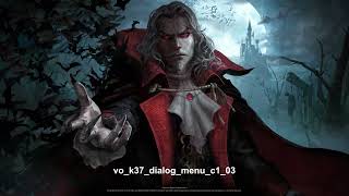 Dead By Daylight  The Dark Lord Dracula Voice Lines With File Names [upl. by Aciram859]