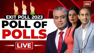 Exit Polls 2023 LIVE Fastest Exit Poll Results For All 5 State Elections In 2023  India Today LIVE [upl. by Akselaw2]