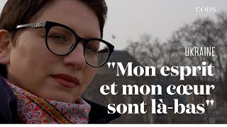 Guerre en Ukraine un an plus tard  Oksana témoigne de son quotidien en France [upl. by Nerti]