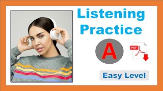 Listen and choose the correct option  level A easy  Basic Listening Exercises  Easy Listening [upl. by Enilraep]