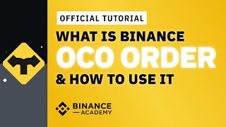 What is Binance OCO Order amp How to Set it on Binance｜Explained For Beginners [upl. by Laamak]