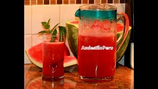 REFRESCANTE JUGO DE SANDIA 2017 [upl. by Harbot104]