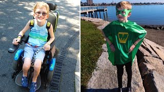 Teen Who Cant Eat Solid Foods Creates Superhero Alter Ego to Stay Positive [upl. by Hyps]