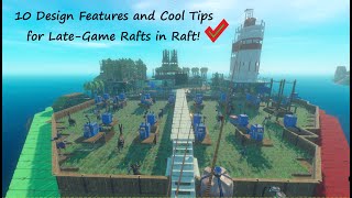 10 Awesome Features and Tips for LateGame Rafts  Raft Gameplay  IOTA Played a Game [upl. by Ronym598]