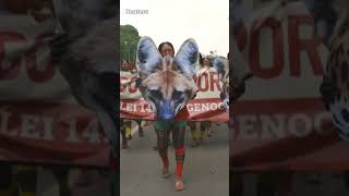 Protest indigener Menschen gegen PEC 48 in Brasilien  RND  AC1V [upl. by Kenelm113]