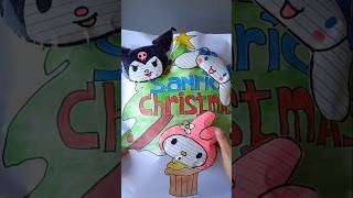 Sanrio ChristmasBlind bagAsmr shorts sanrio papercraft blindbag diy [upl. by Atnoek970]