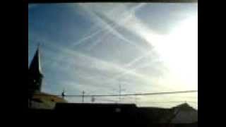 Chemtrails Vaihingen an der Enz 240108 13 Uhr [upl. by Boony670]