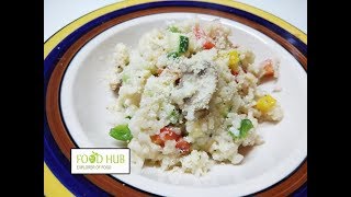 Vegetable Risotto  Rice Recipes  Italian Cuisine  How To Make Perfect Risotto Recipe By Food Hub [upl. by Bram]