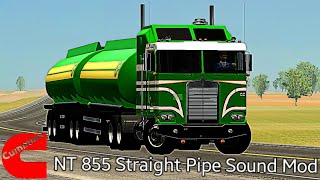 Realistic Cummins NT855 Straight Pipe Sound Mod V20 UpdateWorld Truck Driving Simulator [upl. by Franzen132]