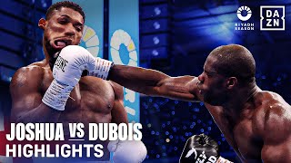 INCREDIBLE KO  Riyadh Season Card Wembley Edition  Anthony Joshua vs Daniel Dubois Highlights [upl. by Leffen]