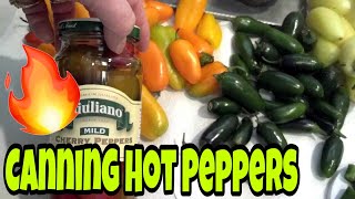 CANNING Hot Peppers How To Can Hot Peppers [upl. by Nodarse529]