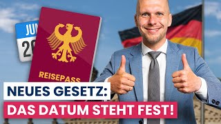 Neues Einbürgerungsgesetz Datum steht fest [upl. by Odragde]