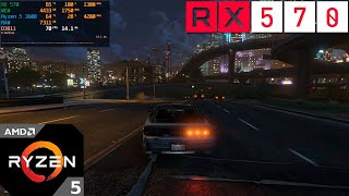 GTA 5 Online  RX 570 8GB  Ryzen 5 3600 [upl. by Tremain]