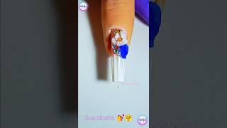 UÑAS BLANCAS ✨💅 naitanails nailsalon nailart shorts shortsvideo uñasacrilicas [upl. by Airamat771]