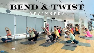 Home Workout  Yoga For Beginners  25 Minutes Of Beginner Backbends amp Twist Sequence [upl. by Negroj]