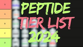 Peptide Tier List RANKED from BEST to WORST [upl. by Ynnohj389]