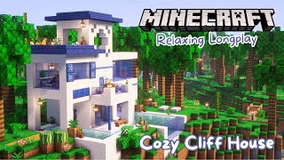 Minecraft Longplay  Cozy House on a Tropical Island no commentary [upl. by Ennovad14]