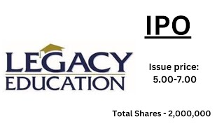 Legacy Education  LGCY IPO  Detailed Review amp Analysis [upl. by Bettina]