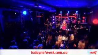 WISH YOU WERE HERE  AVRIL LAVIGNE  LIVE AT 2DAY FM ROOFTOP AUSTRALIA [upl. by Enelhtac2]