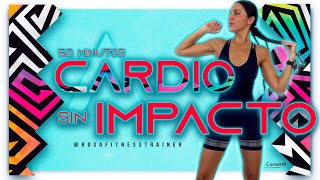 QUEMAGRASA sin saltar  Cardio sin Impacto  45 minutos [upl. by Heffron]