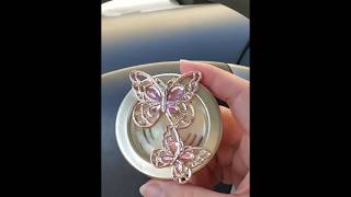 Butterfly Car Vent Clip from Bath amp Body Works [upl. by Adelaide733]