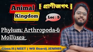 Animal kingdom Lec  5 Arthropoda amp Mollusca  class 11 Biology  NEET WBBoard JENPAS [upl. by Percy]