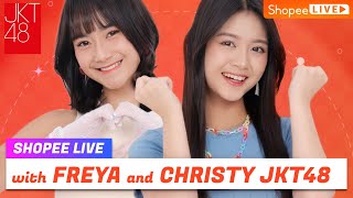 Shopee Freya amp Christy JKT48 – SHOPEE Live bersama JKT48 23 November 2023 2000 WIB [upl. by Ilahsiav]