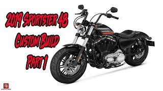 2019 Sportster Custom Build PART 1 [upl. by Julian428]