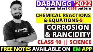 CORROSION amp RANCIDITY  CLASS 10 CHEMISTRY CHAPTER 1 PART 5  CHEMICAL REACTION AND EQUATION [upl. by Weintrob946]